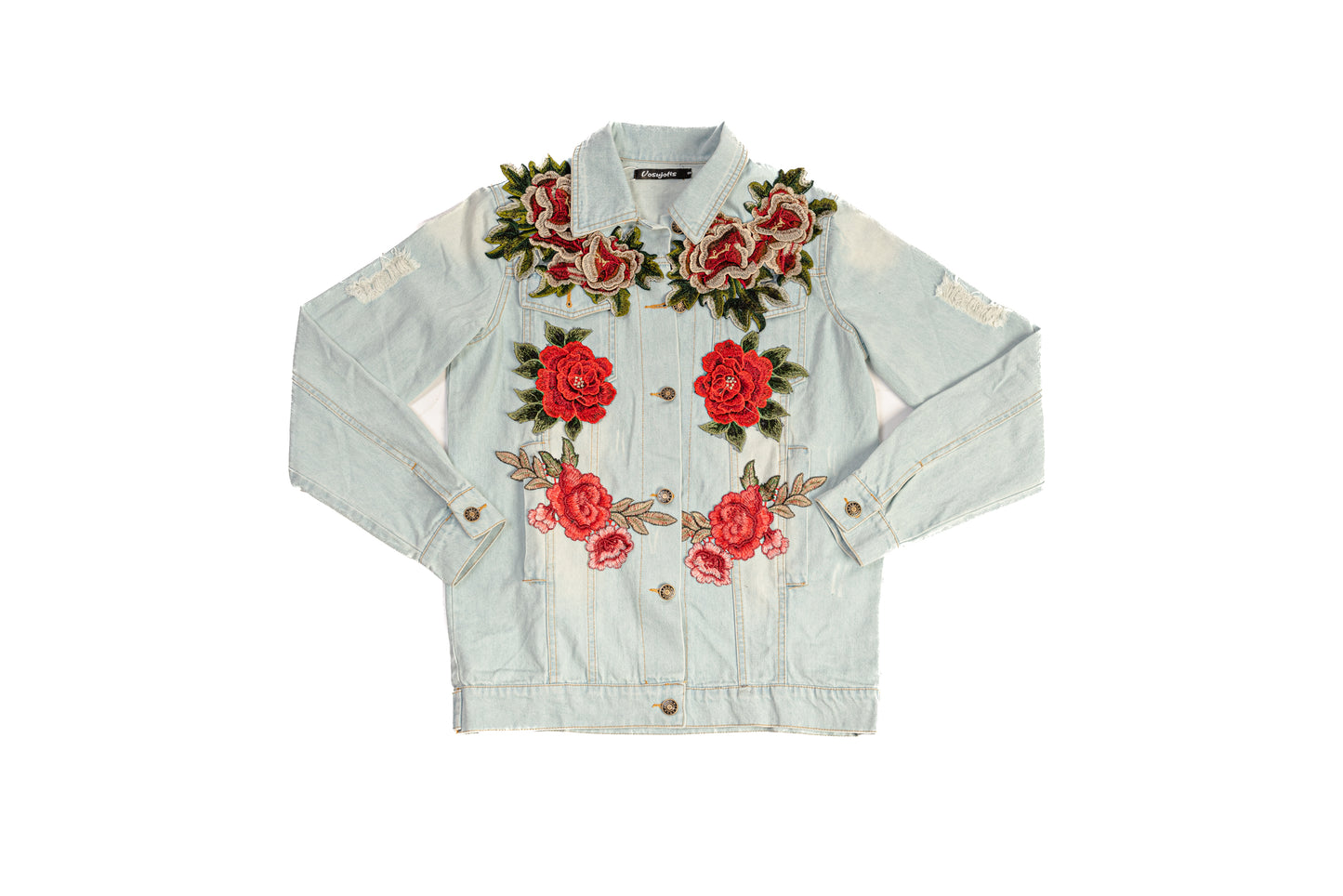 Rose Effect Jean Jacket - Men's